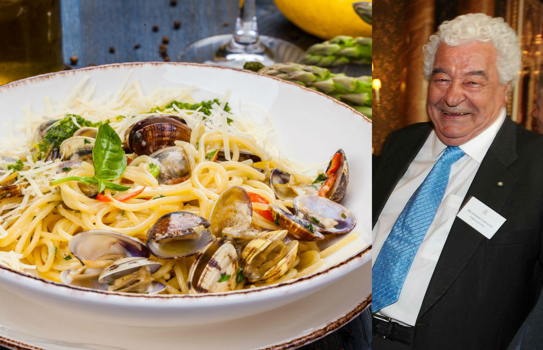 Antonio Carluccio – spaghetti with clams